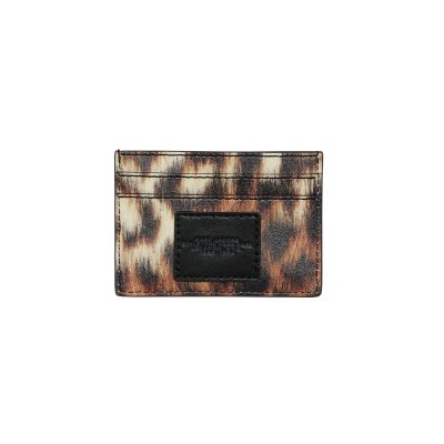THE LEATHER CARD CASE IN LEOPARD
